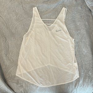 White Nike tank top